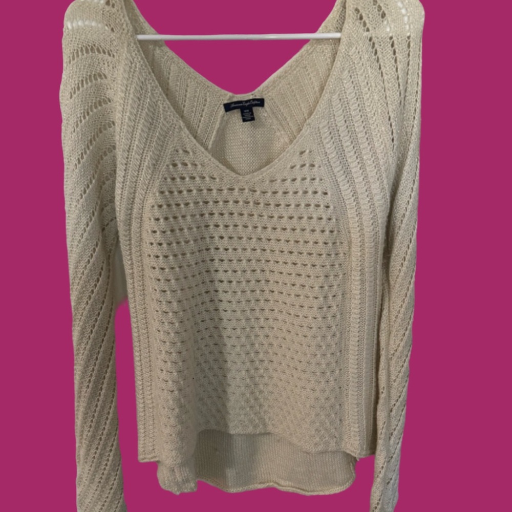 American eagle sparkly sweater